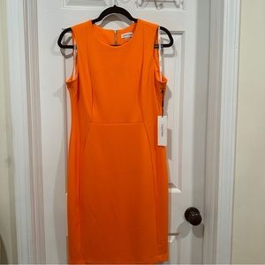 NWT Calvin Klein Orange Dress